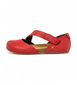 Leather Sandals 0384 Creta red