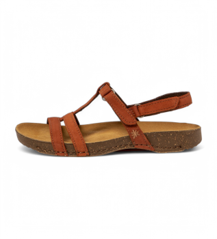 Leren sandalen 0946 I Breathe oranje