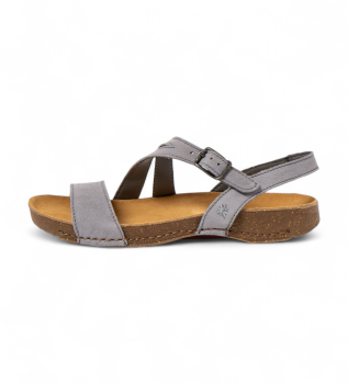 Leren sandalen 1045 I Breathe blauw