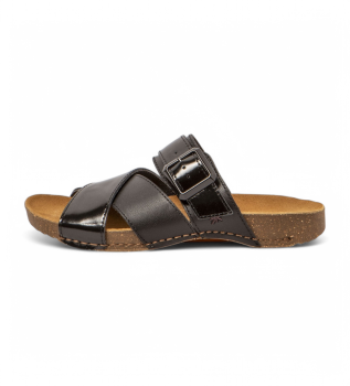 Leather sandals 1118 I Breathe black