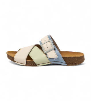 Sandales en cuir multicolore I Breathe