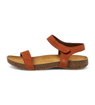Leather sandals 1119 I Breathe orange