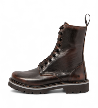 Bottines en cuir 1167 Marina marron