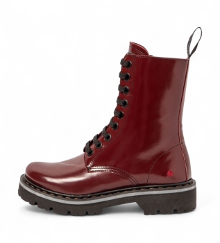 Bottines en cuir 1167 Marina burgundy