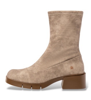 Stiefeletten aus Leder 1275 Warschau beige