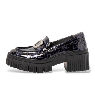 Zapatos de Piel 1372 York gris