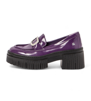 Mocassins en cuir 1372 lilas