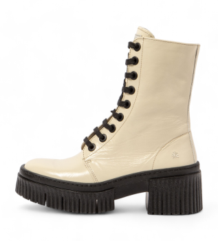 Stivaletti 1375 in pelle beige