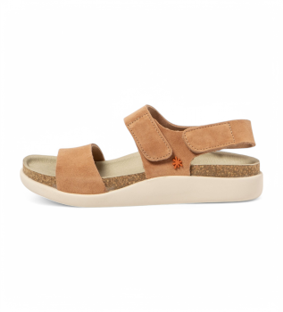 Leather sandals 1386S Biarritz orange