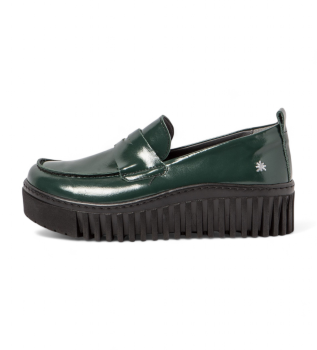 Mocassins en cuir 1530 vert