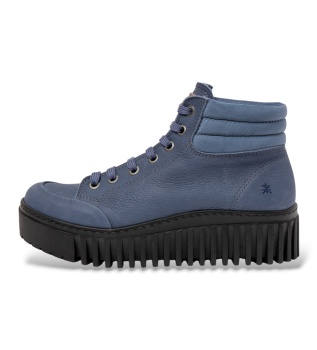 Baskets en cuir 1532 Brighton bleu