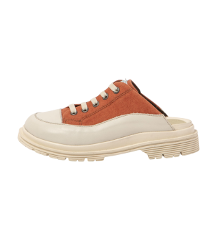 1554 Birmingham Sneakers in pelle arancione