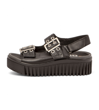 Sandales en cuir 1579 Brighton noir