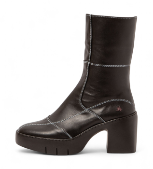 Botas de couro 1659 Sofia preto