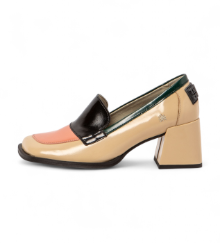 Buty skórzane 1705 Verona beżowy