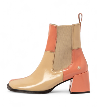 1707 stivaletti in pelle multicolore