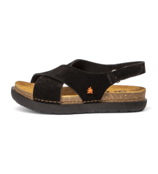 Sandales en cuir 1710S Rhodes noir