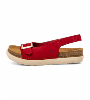 Sandalias de piel 1719 Rhodes rojo