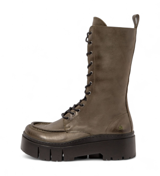 Skórzane buty 1768 Leeds ciemnozielone