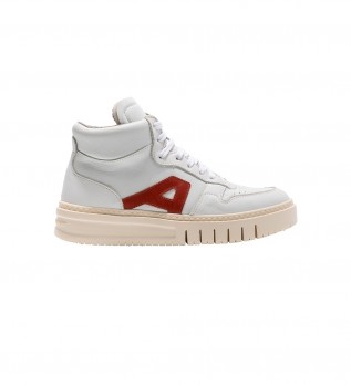 Baskets en cuir 1778 Belleville blanc