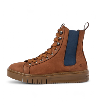 Botines de piel 1779  marrn