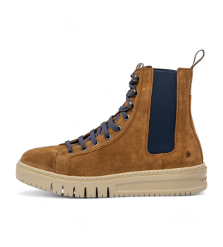 1779S stivaletti in pelle marrone