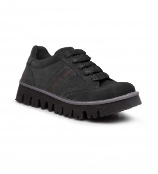 Leather sneakers 1800 Lux Suede black