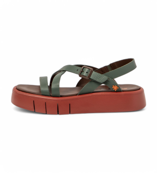 Sand�lias de couro 1853 M�laga verde