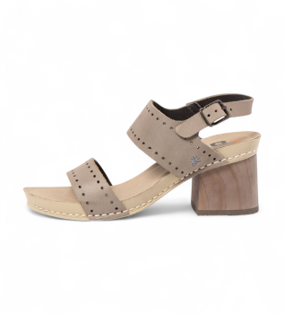 Sandalias de Piel 1864 Wish gris