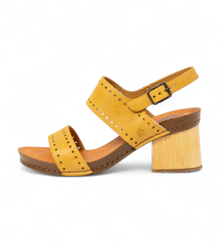 Sandalias de Piel 1864 Wish amarillo