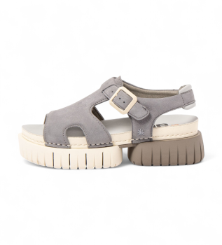 Skórzane sandały 1882 Madeira niebieskie