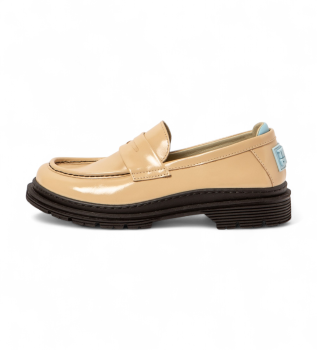 1902 Nappa Shinny beige skor