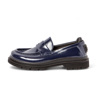 Loafers i l�der 1902 Birmingham navy