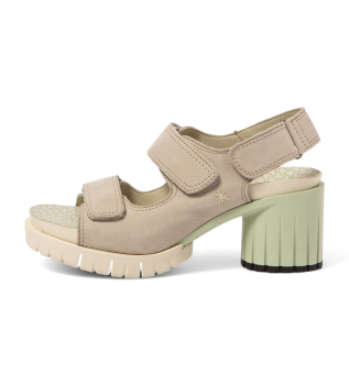 Sandlias de couro 1923 Malibu bege