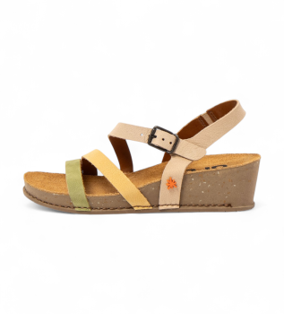 Leren sandalen 1930 I Live beige