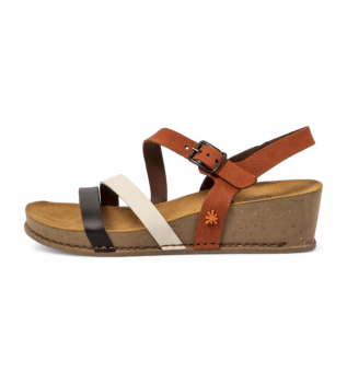 Sandalias de piel 1930 I Live multicolor
