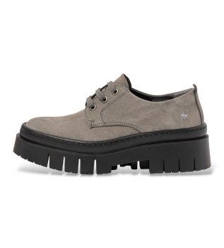 Zapatos de Piel 1952 Amberes gris