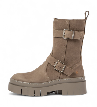 Leather boots 1958 Amberes taupe