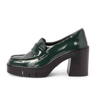 1972 escarpins en cuir noir