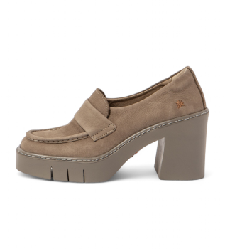 Mocasines de piel 1972 taupe