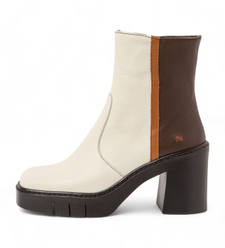 Stivali in pelle bianca Berna del 1974