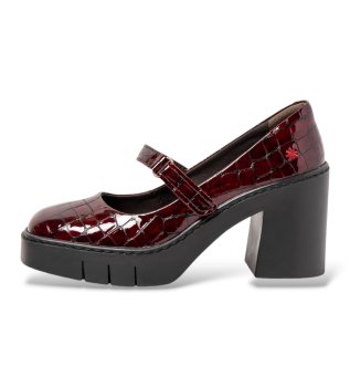 Lederschuhe 1977 Bern bordeaux