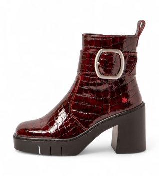 Botas de couro 1979 Berna Borgonha