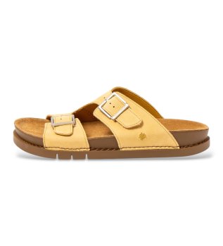 Sandales en cuir 2020 Kassel jaune