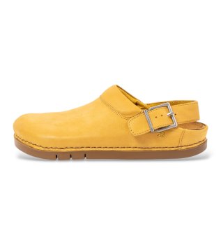 Zuecos de Piel 2024 Kassel amarillo