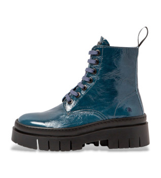 Botines de piel 1953 azul