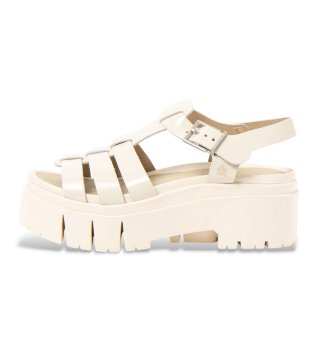 Sandalias 2042 de piel blanco