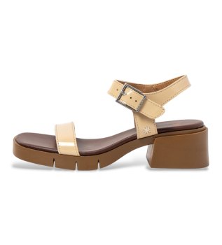 Sandalias 2060 de piel dorado