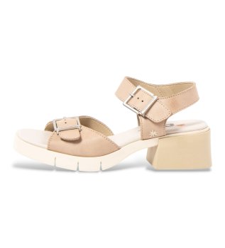 Sandalias de piel 2061 Roma beige