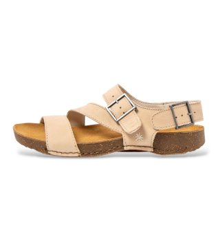 Leder Sandalen 0999 I Breathe beige